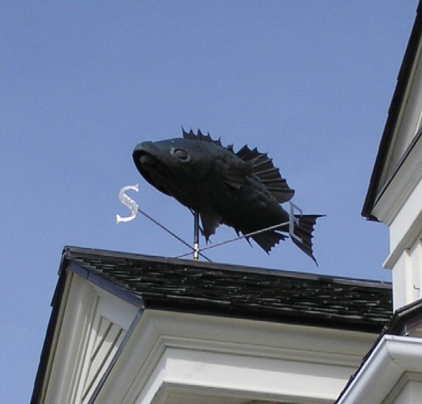 fish weathervane St Andrews