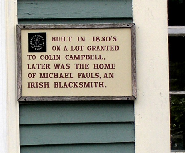 plaque St Andrews